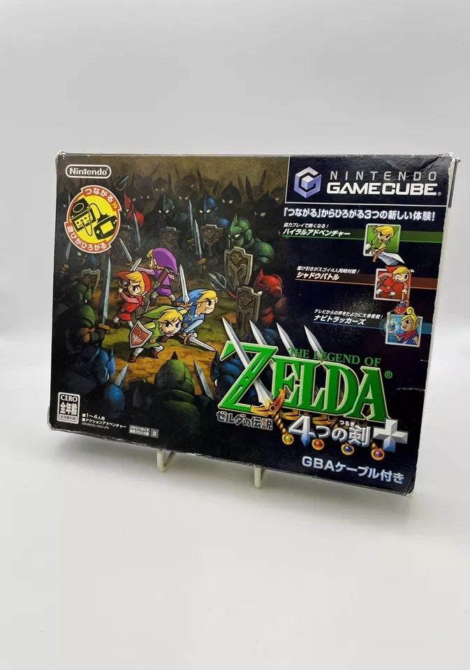 Legend of Zelda Four Swords Nintendo Gamecube JAPANESE NTSC-J with Link cable