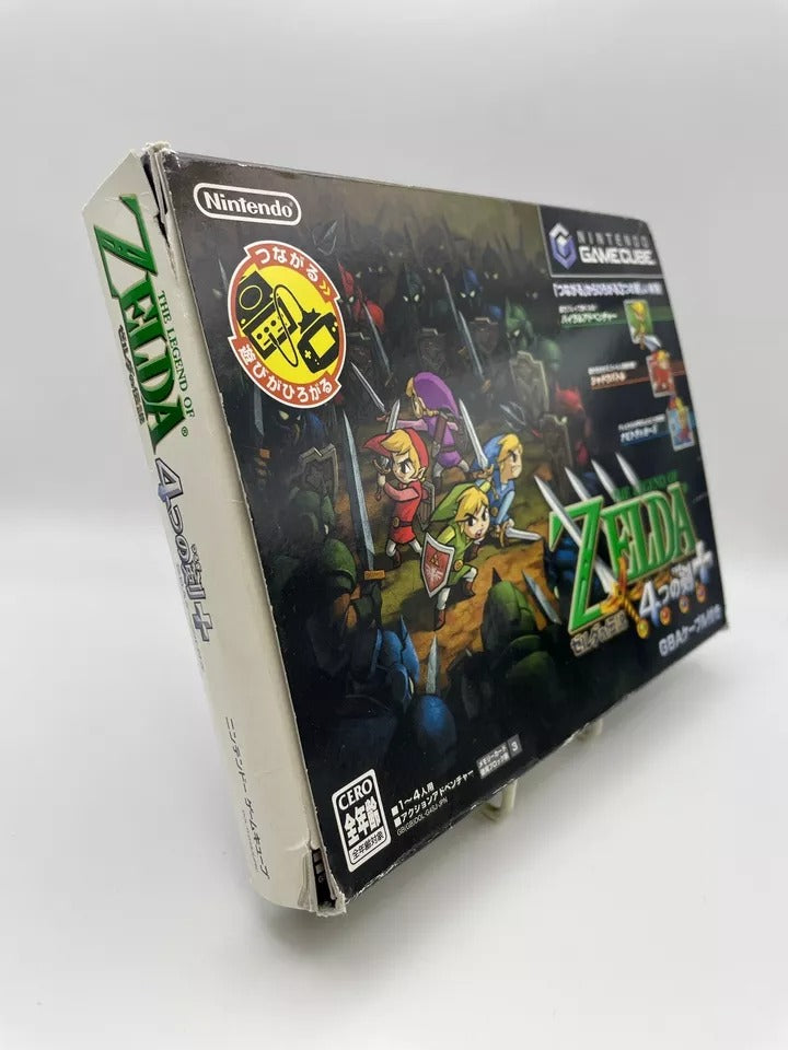 Legend of Zelda Four Swords Nintendo Gamecube JAPANESE NTSC-J with Link cable