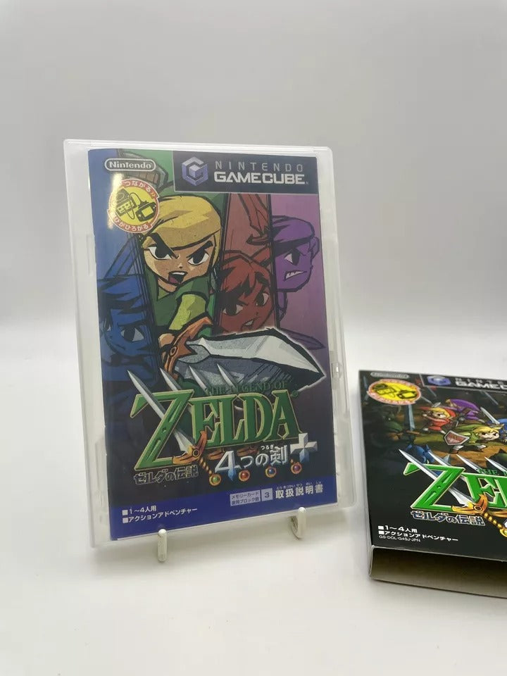 Legend of Zelda Four Swords Nintendo Gamecube JAPANESE NTSC-J with Link cable