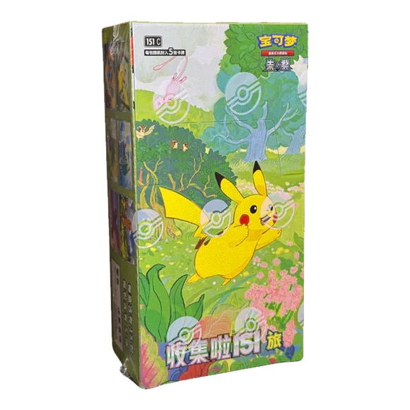 Pokemon Collect 151 Simplified Chinese Slim Booster Box