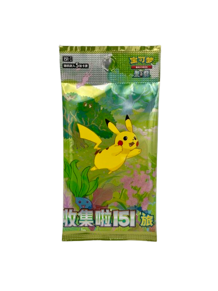 Pokemon Collect 151 Simplified Chinese Booster Pack