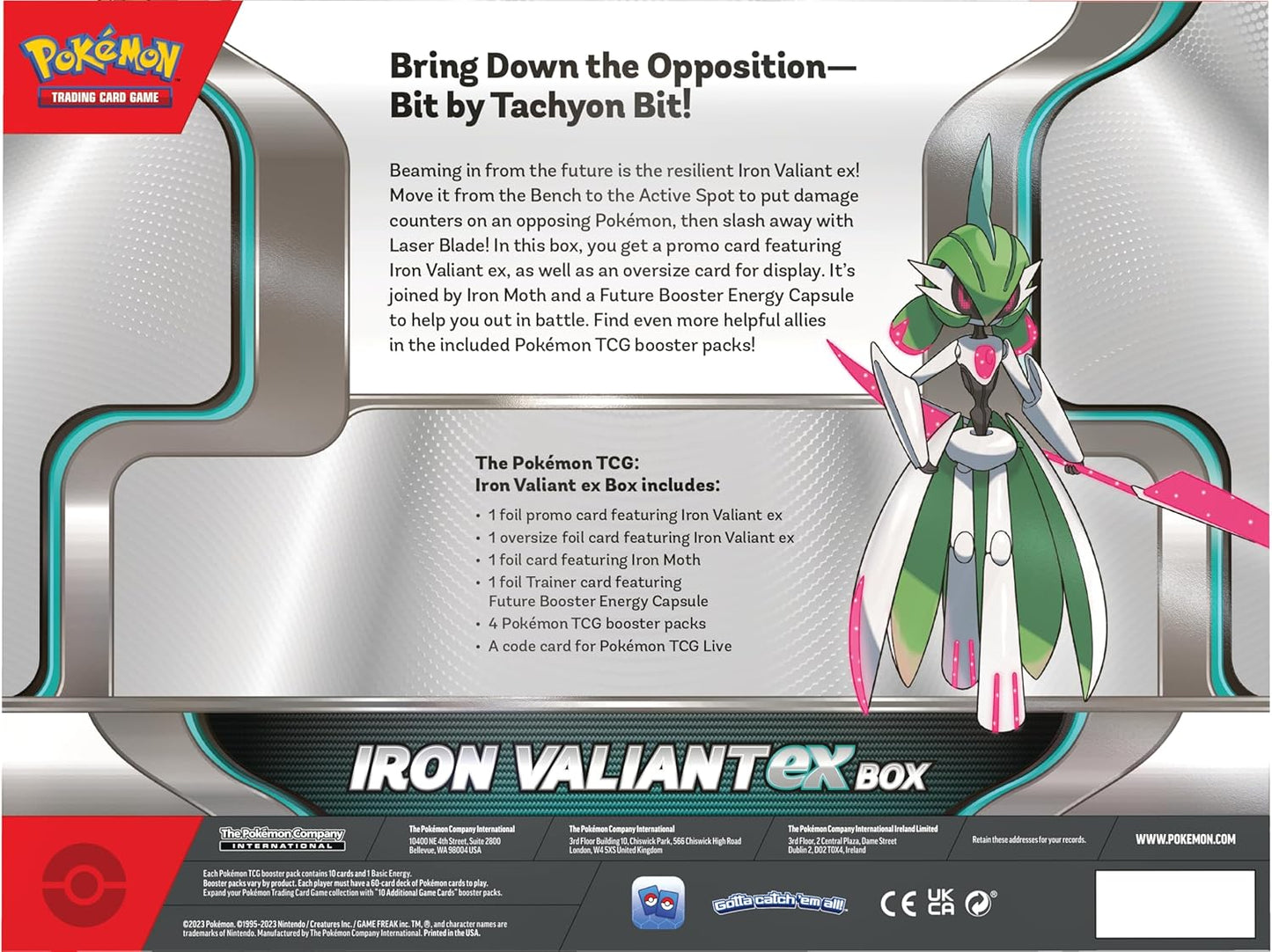 Pokémon TCG: Iron Valiant ex Box