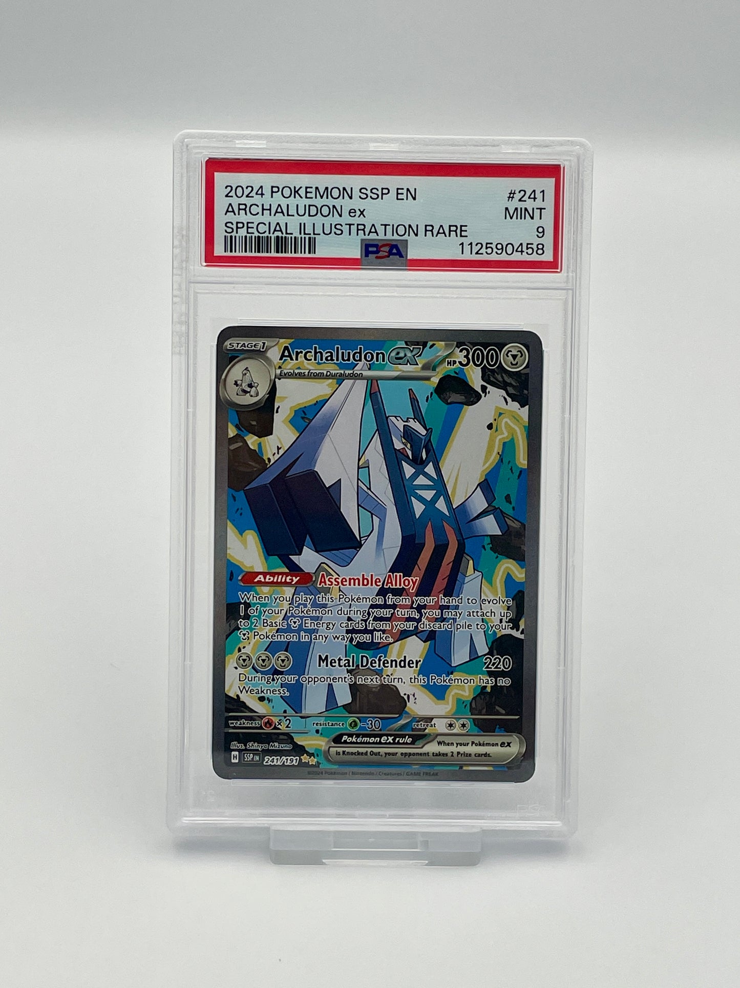Archaludon Ex #241 Special Illustration Rare - Surging Sparks - PSA 9