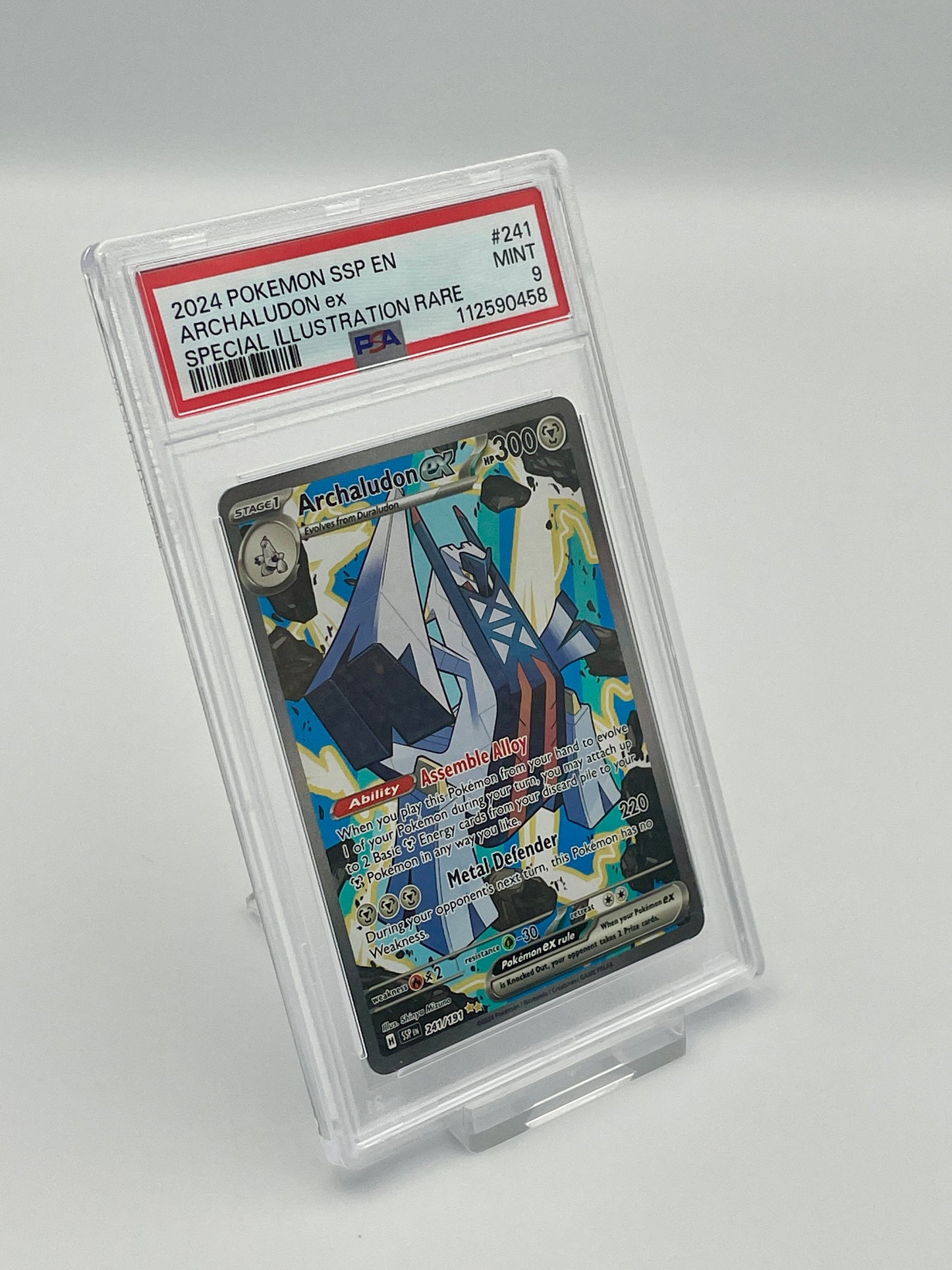 Archaludon Ex #241 Special Illustration Rare - Surging Sparks - PSA 9