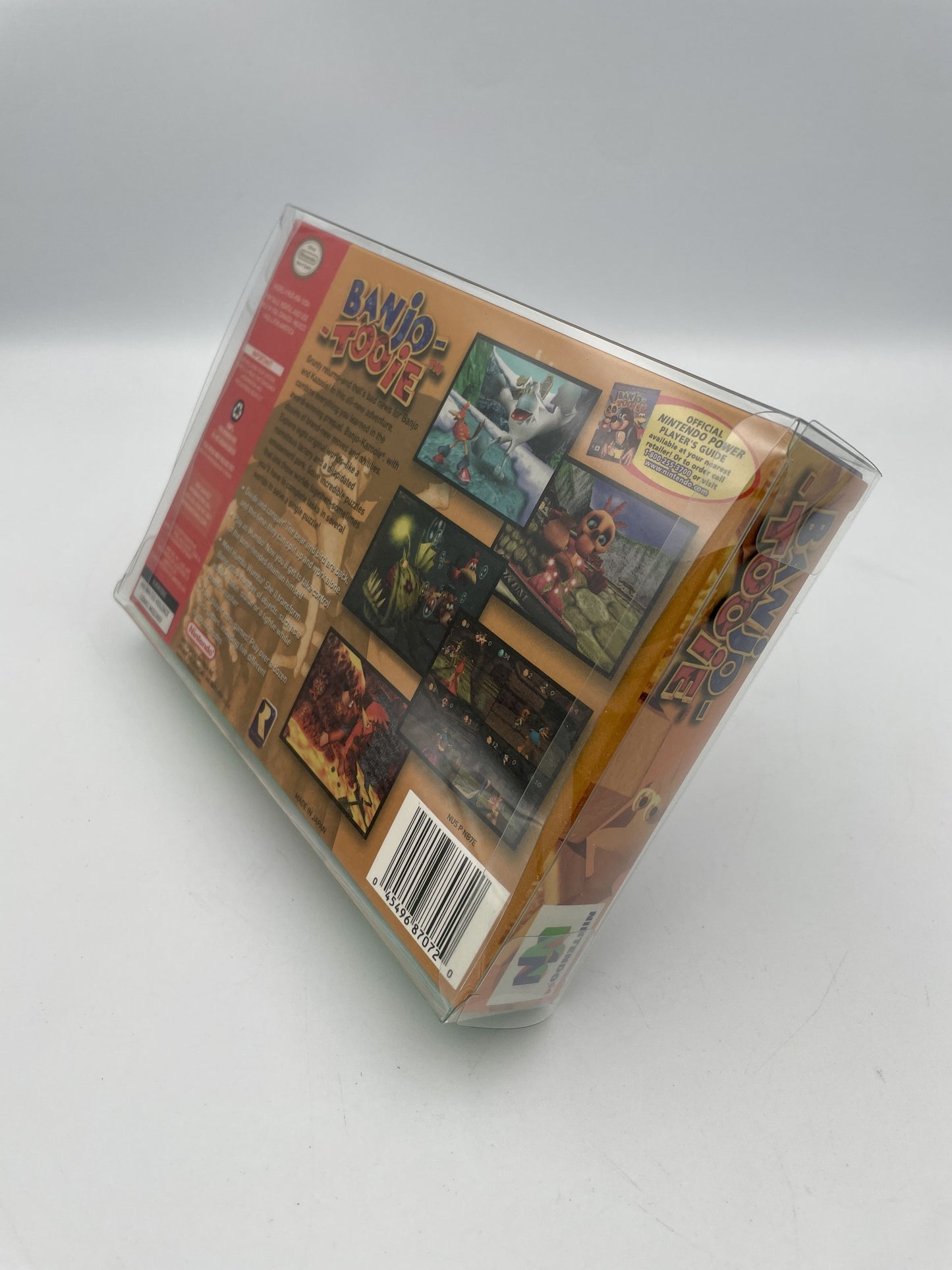 N64 Game Banjo Tooie side of box