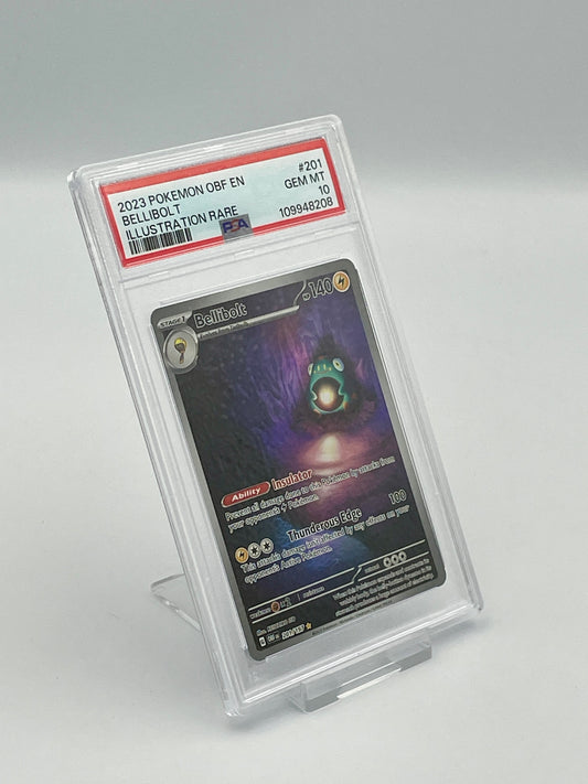 Bellibolt #201 Illustration Rare – Obsidian Flames – PSA 10