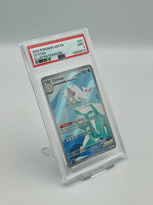 Cetitan #201 Illustration Rare – Surging Sparks – PSA 9