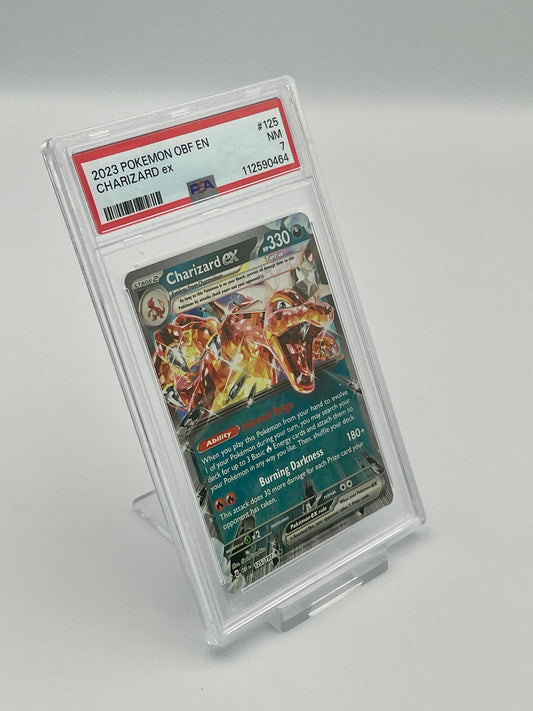 Charizard Ex #125 - Obsidian Flames - PSA 7