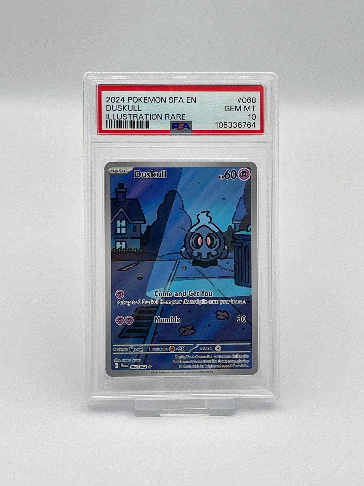 Duskull #068 Illustration Rare Shrouded Fable – PSA 10