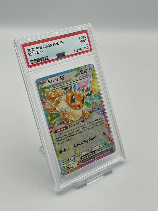 Eevee Ex #075 - Prismatic Evolutions - PSA 9