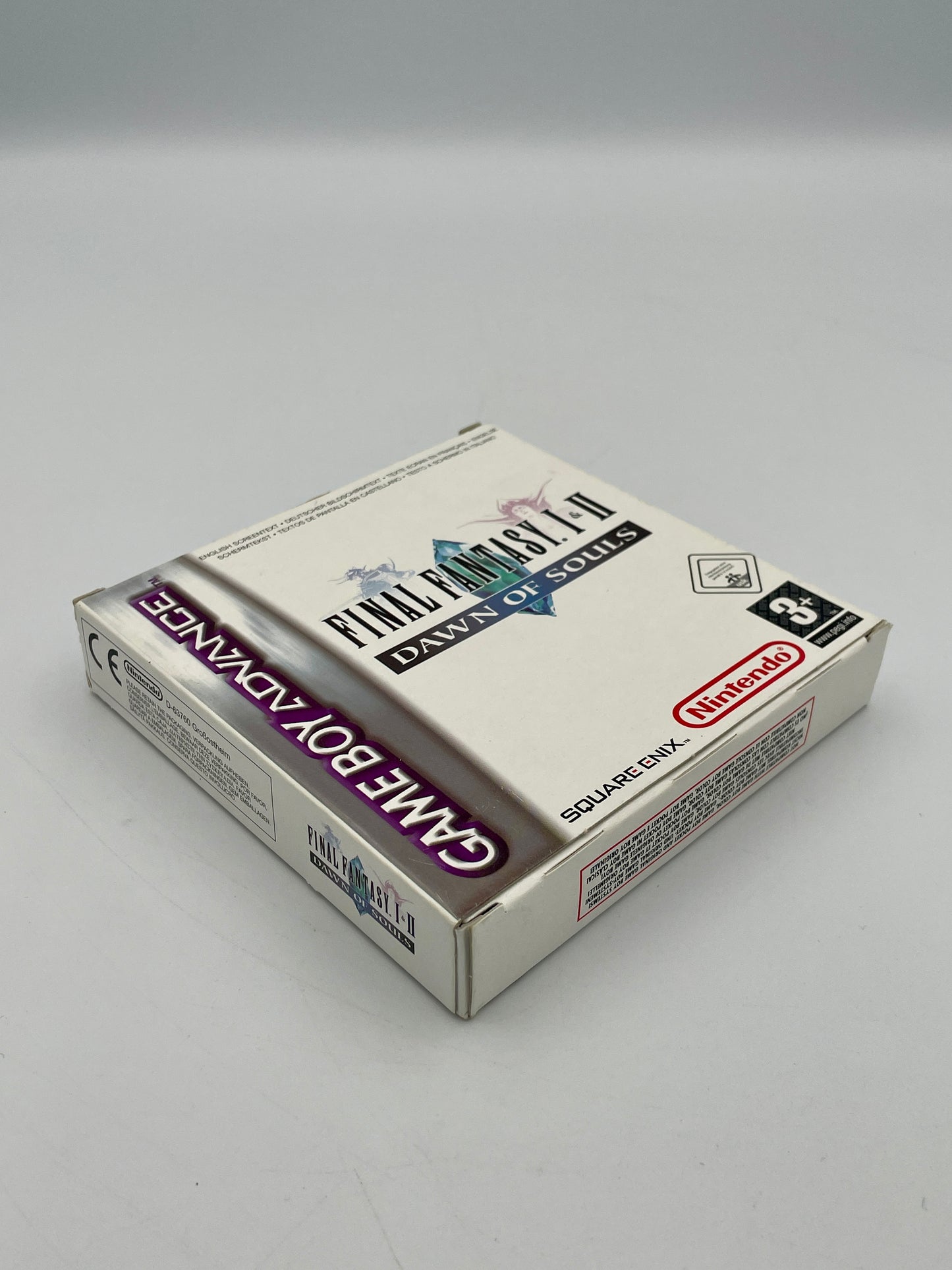 Nintendo Game Boy Advance cartridge packaging for 'Final Fantasy V' on a gray background