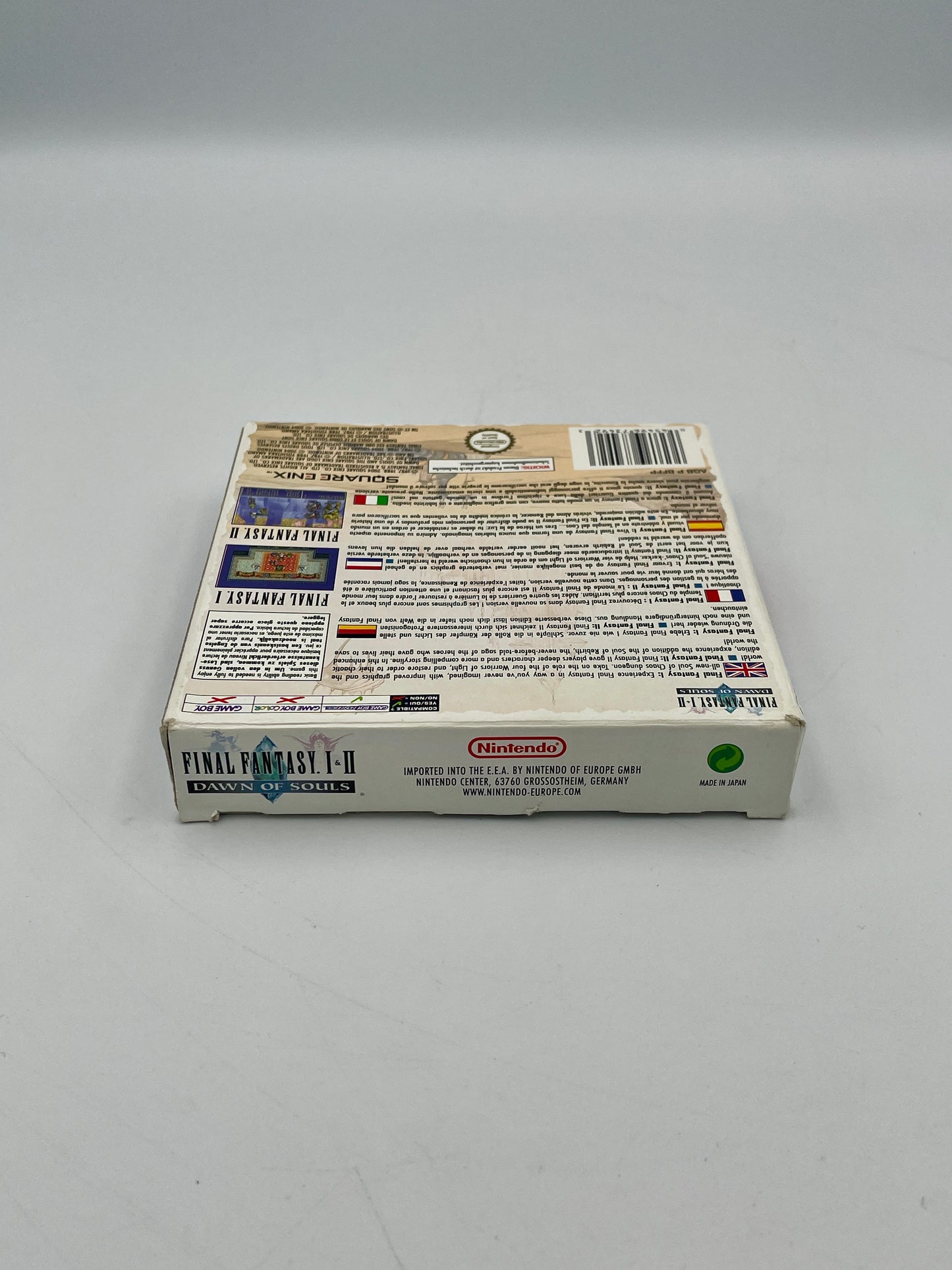 Nintendo GameCube game case for 'Final Fantasy XII' on a gray background