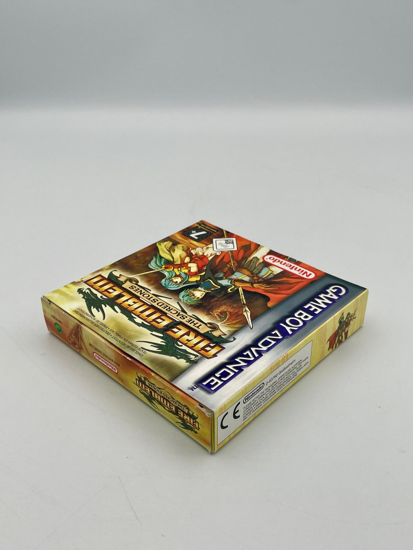 Game Boy Advance game case with colorful artwork on a gray background