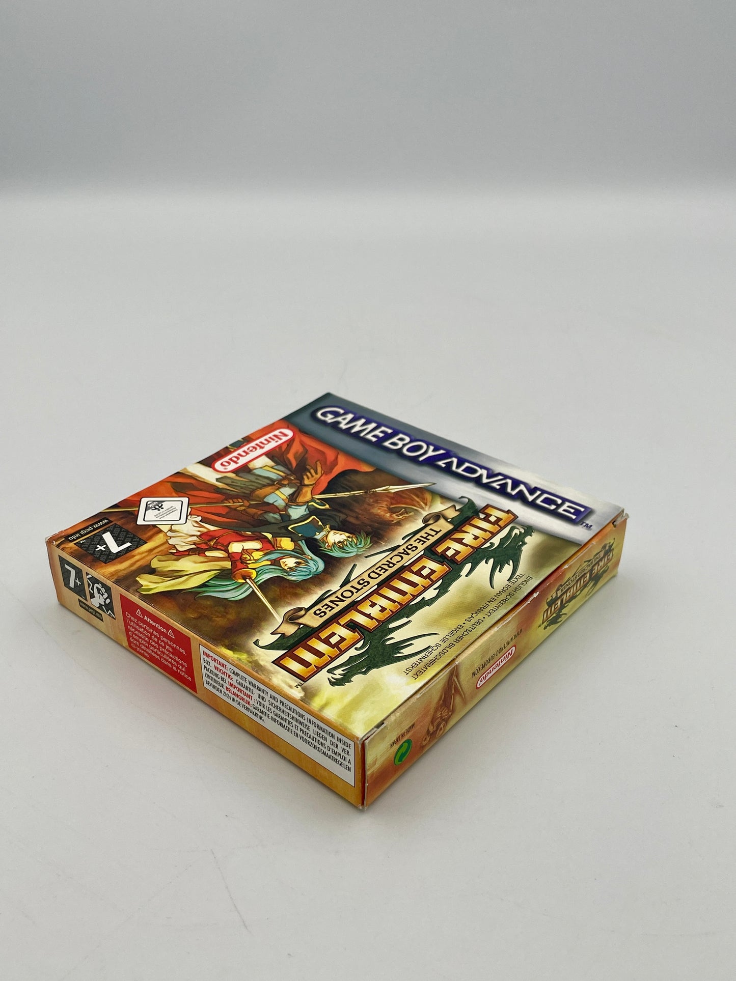 Game Boy Advance game case with colorful graphics on a white background