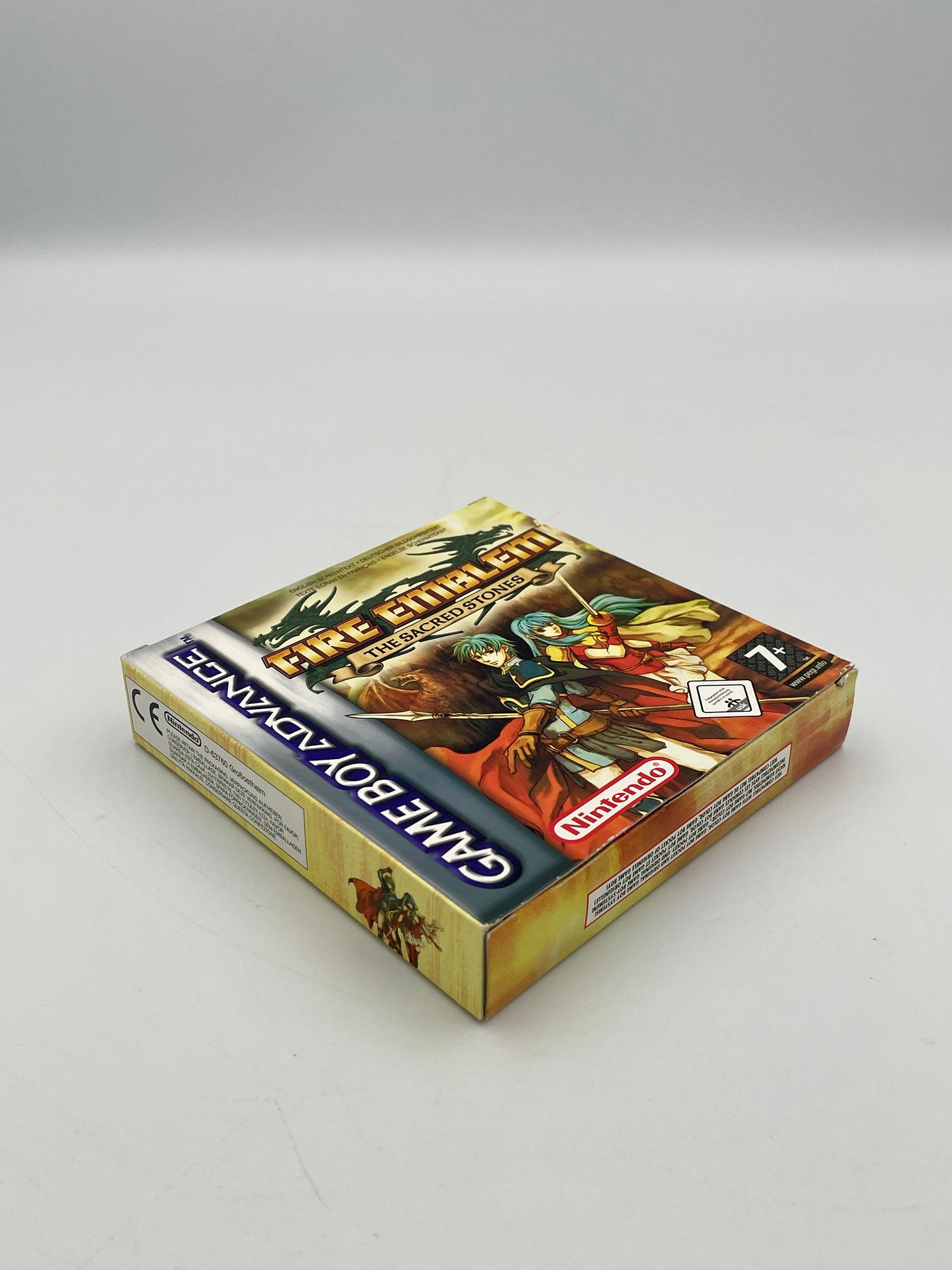 Fire Emblem Game Boy Advance game case on a white background