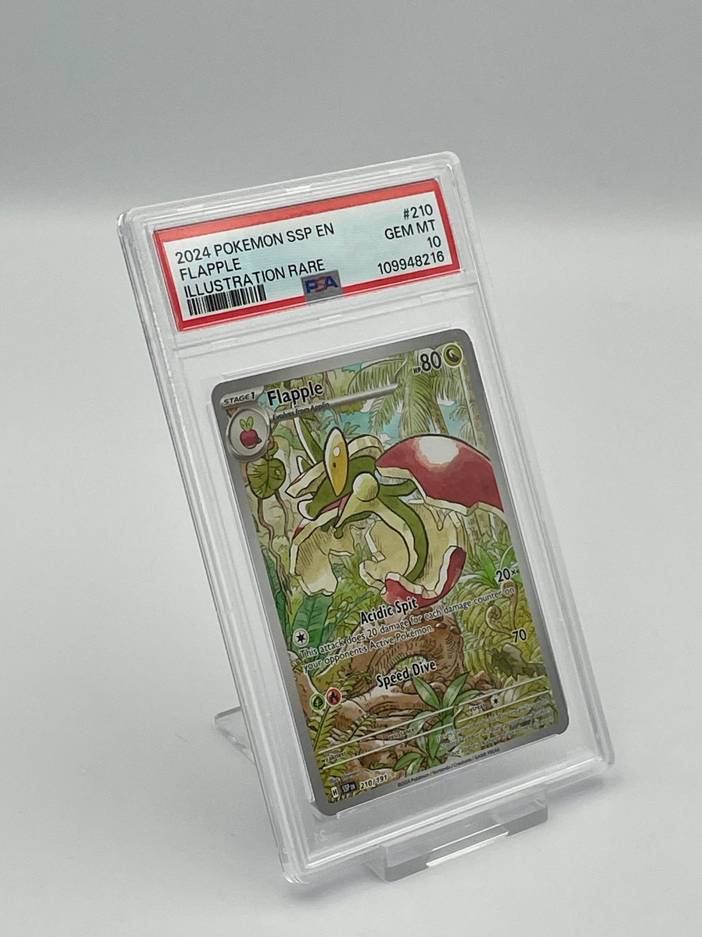 Flapple #210 Illustration Rare – Surging Sparks – PSA 10