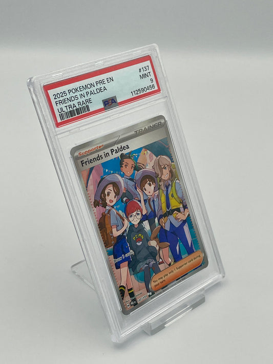 Friends of Paldea #137 Ultra Rare - Prismatic Evolutions - PSA 9