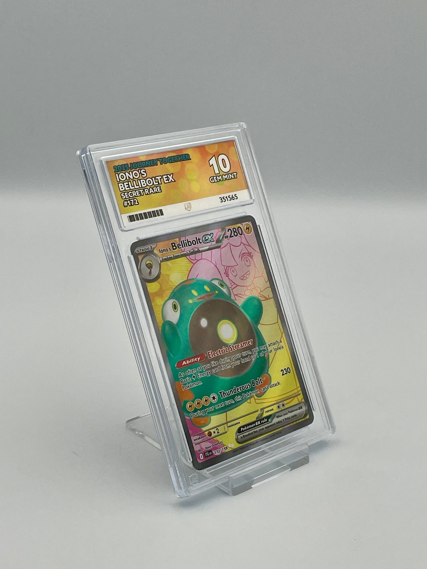 Iono’s Bellibolt Ex #172 Journey Together - Ace 10