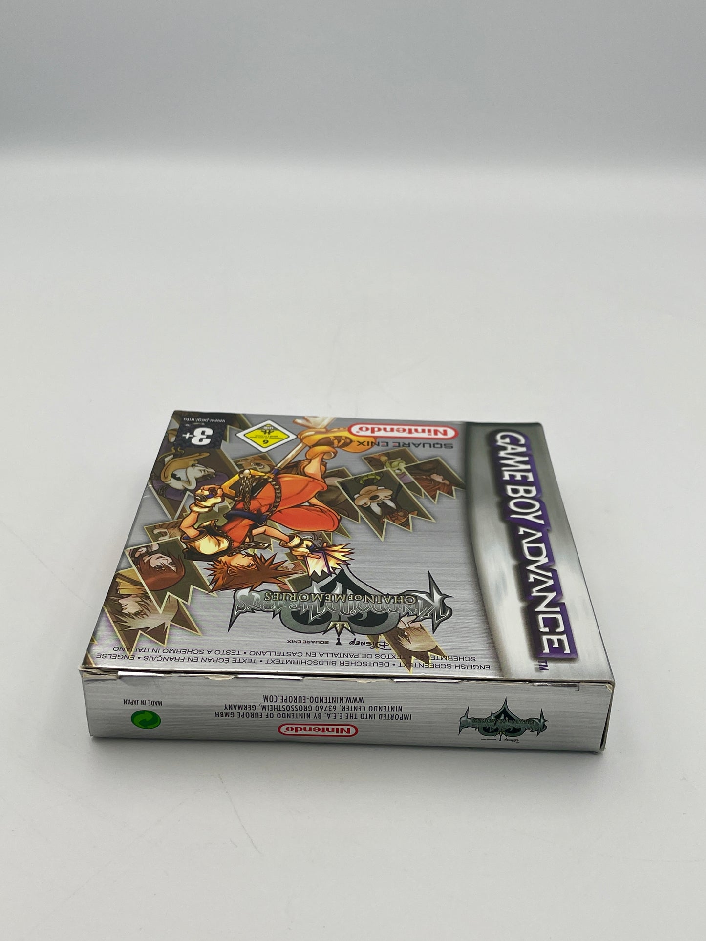 Gameboy Advance game case with colorful artwork on a white background
