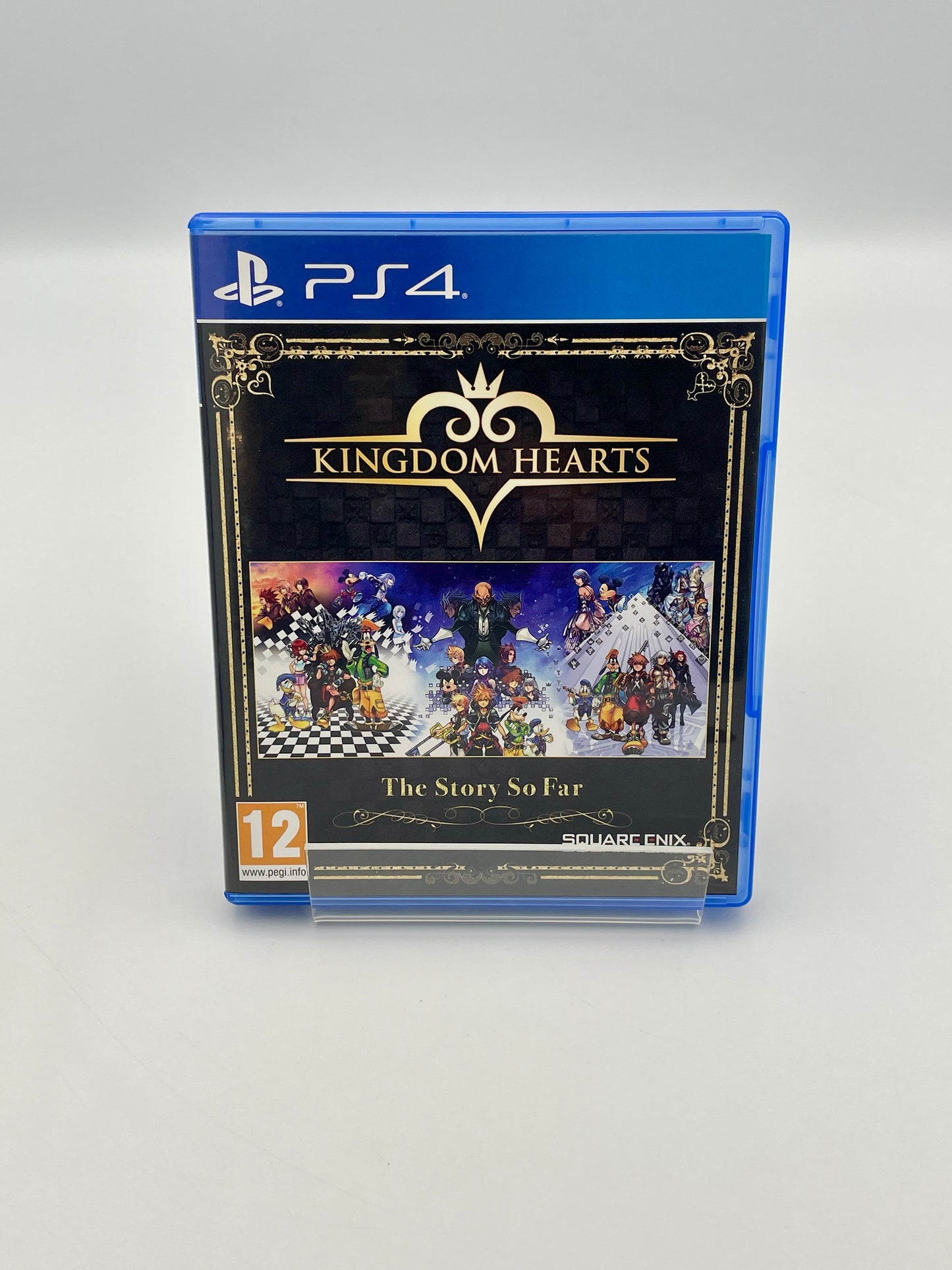 Kingdom Hearts game for PS4 on a gray background