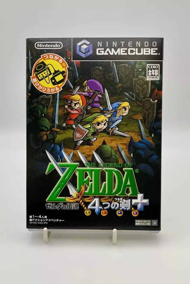 Legend of Zelda Four Swords Nintendo Gamecube JAPANESE NTSC-J with Link cable