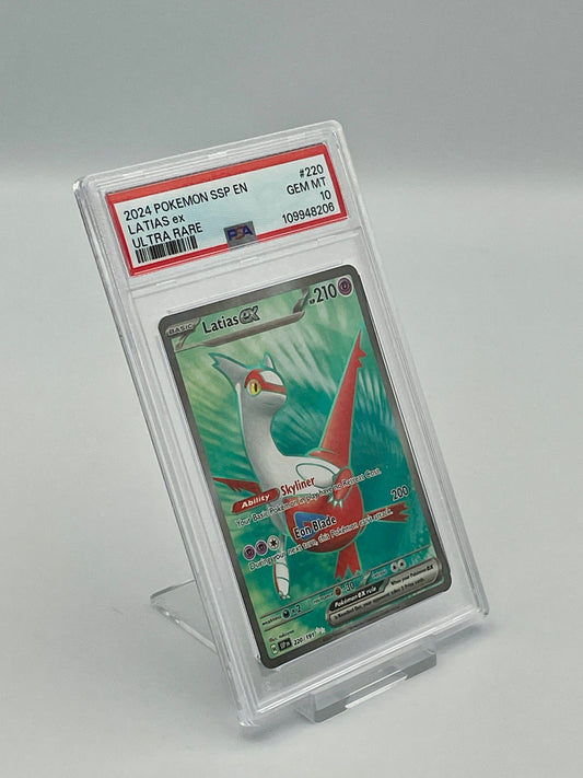 Latias Ex #220 Ultra Rare – Surging Sparks – PSA 10
