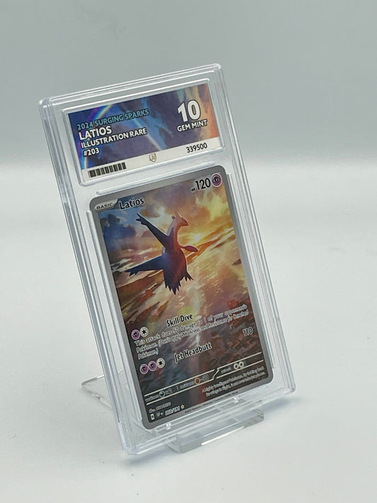 Latios #203 Pokémon Surging Sparks – ACE 10 Graded Card