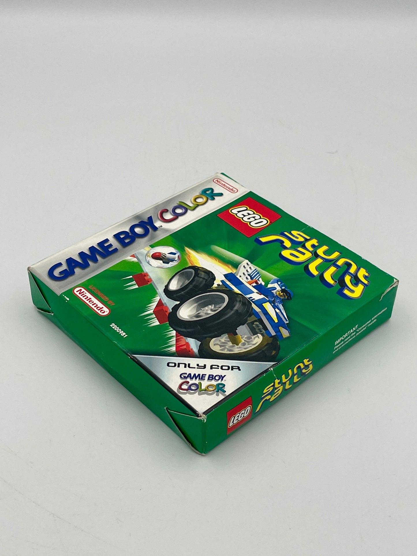LEGO Game Boy Color packaging on a white background