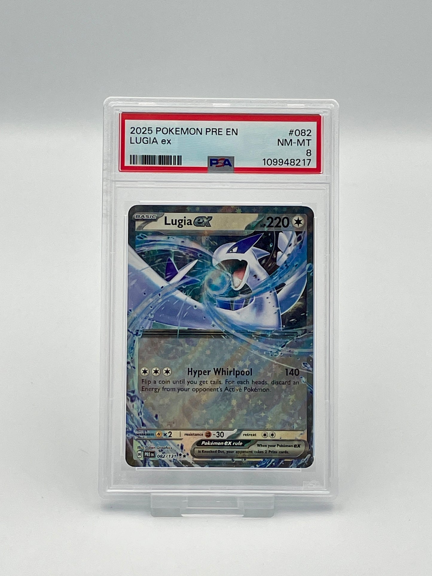 Lugia Ex #082 – Prismatic Evolutions – PSA 8