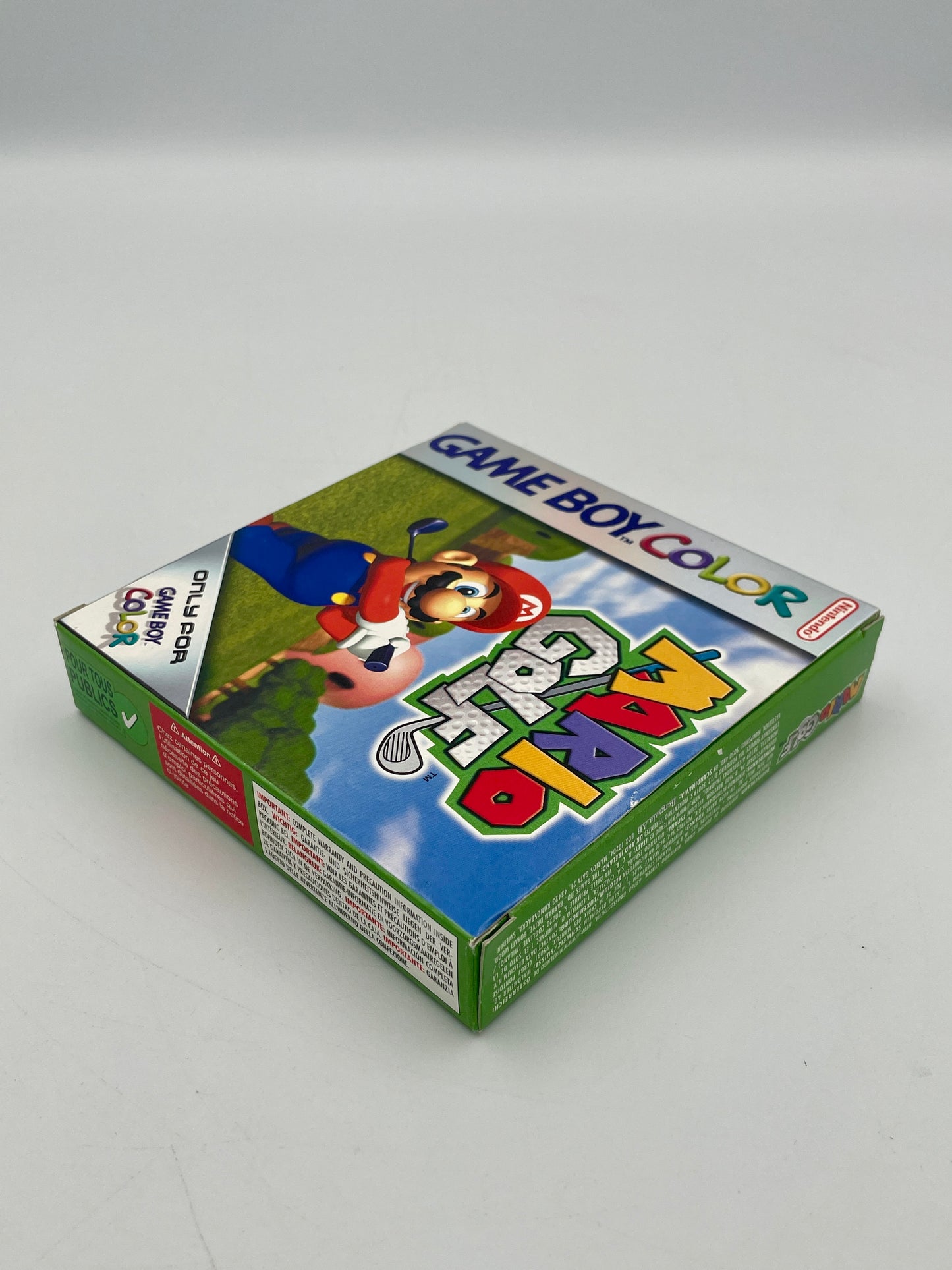 Game Boy Color game case with character illustration on a white background
