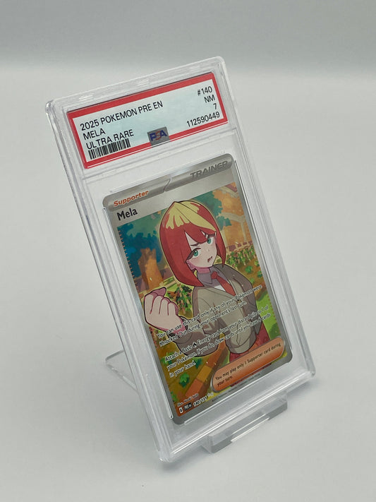 Mela #140 Ultra Rare - Surging Sparks - PSA 7