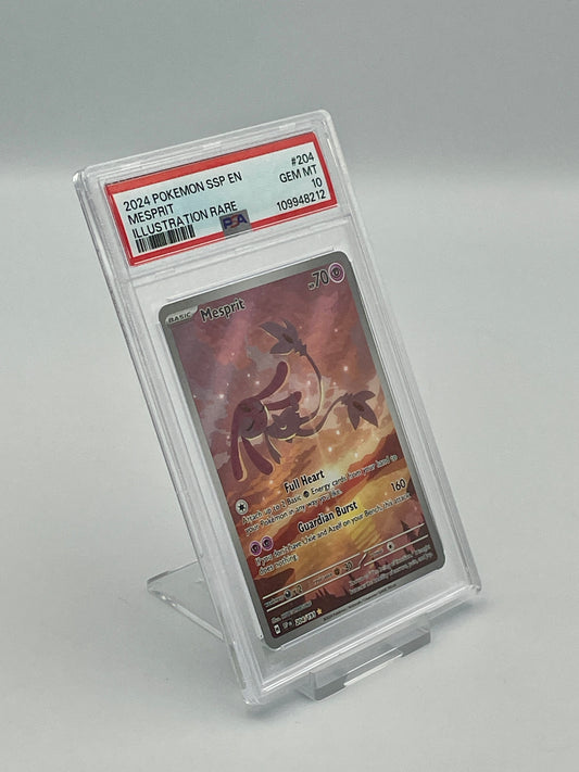 Mesprit #204 Illustration Rare – Surging Sparks – PSA 10