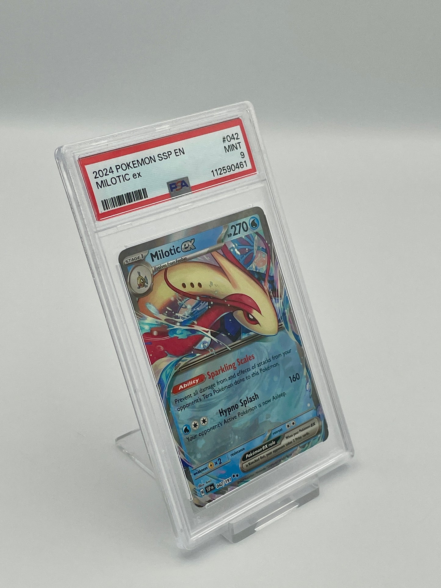 Milotic Ex #042 - Surging Sparks - PSA 9