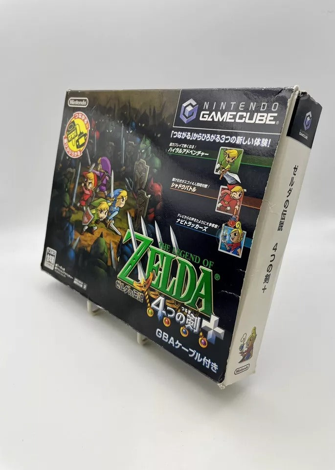 Legend of Zelda Four Swords Nintendo Gamecube JAPANESE NTSC-J with Link cable