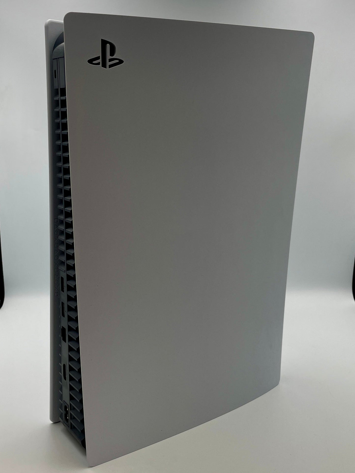 PlayStation console on a white background