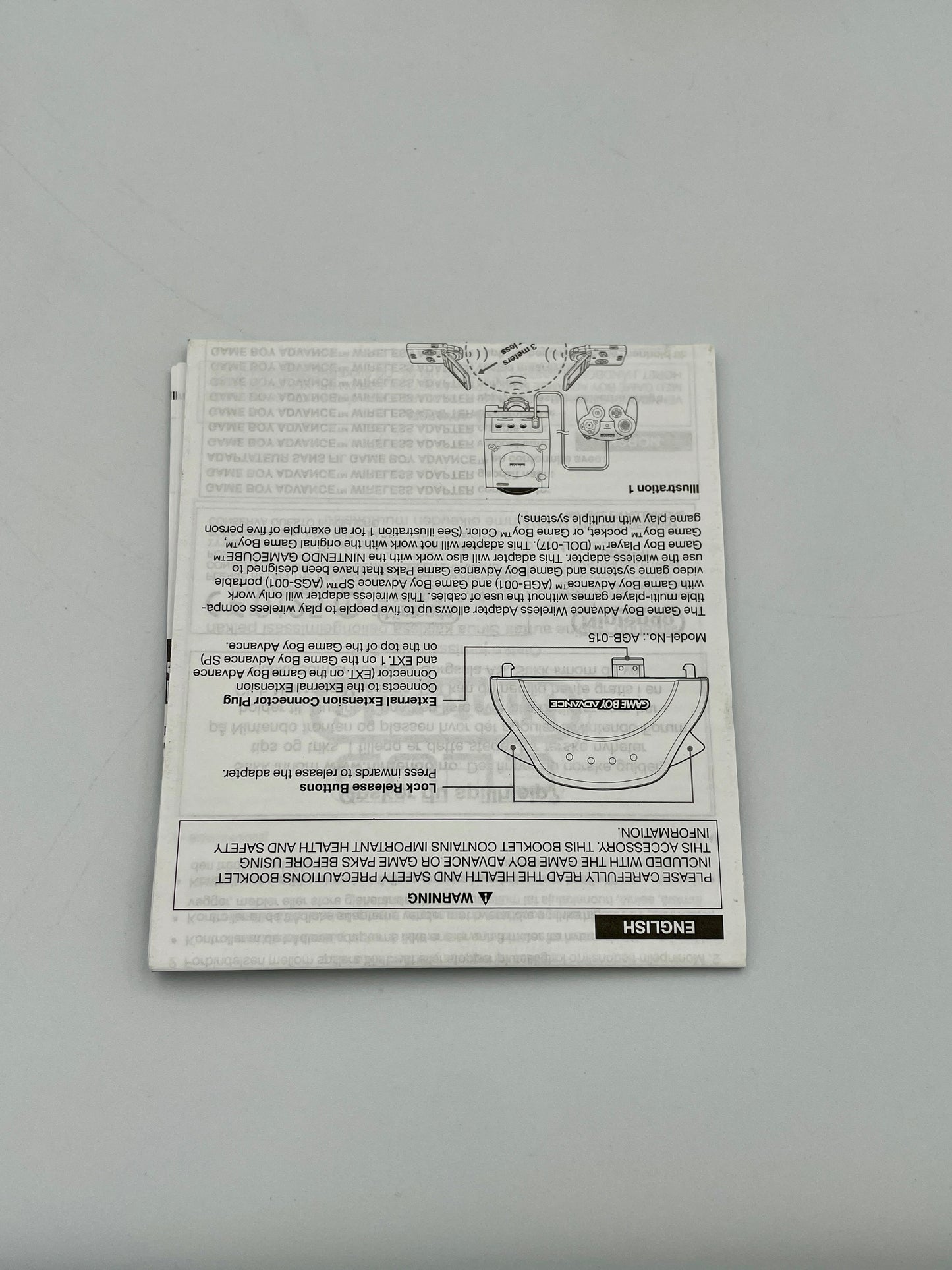 Product manual or guide on a gray background