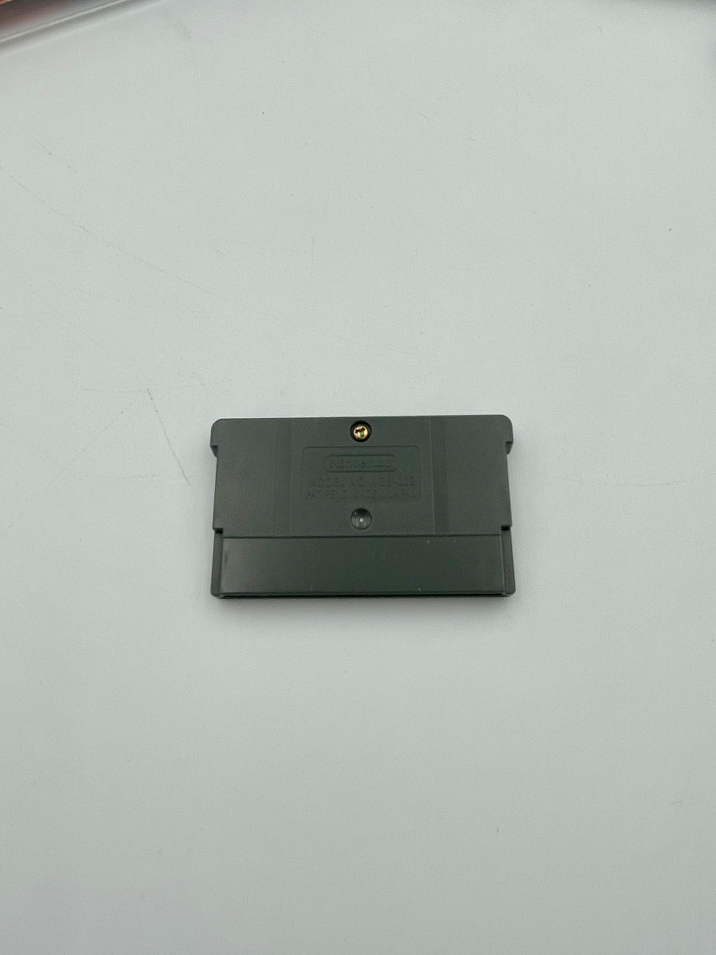 Black rectangular object on a white background
