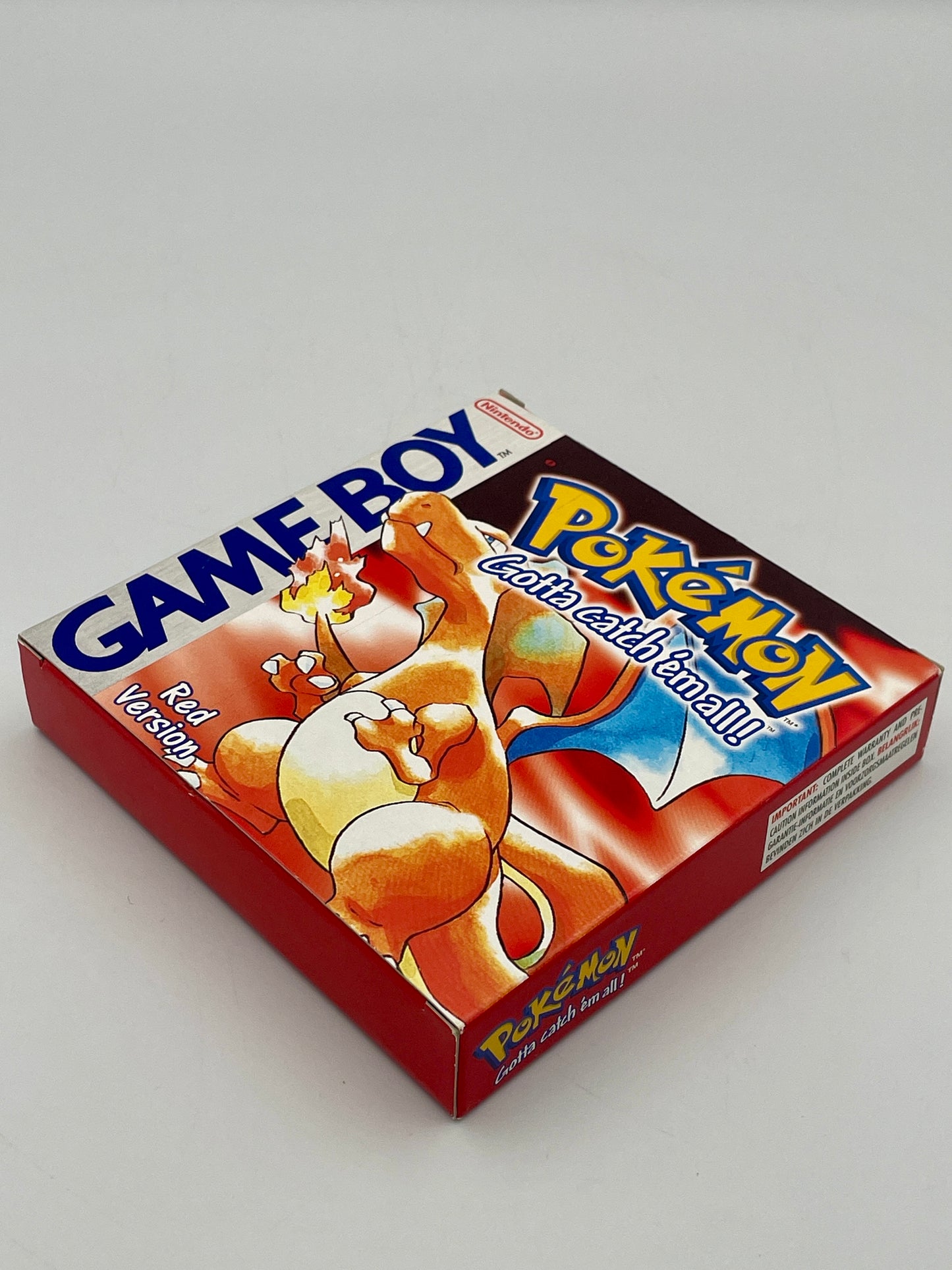 Game Boy packaging featuring a cartoon character on a white background