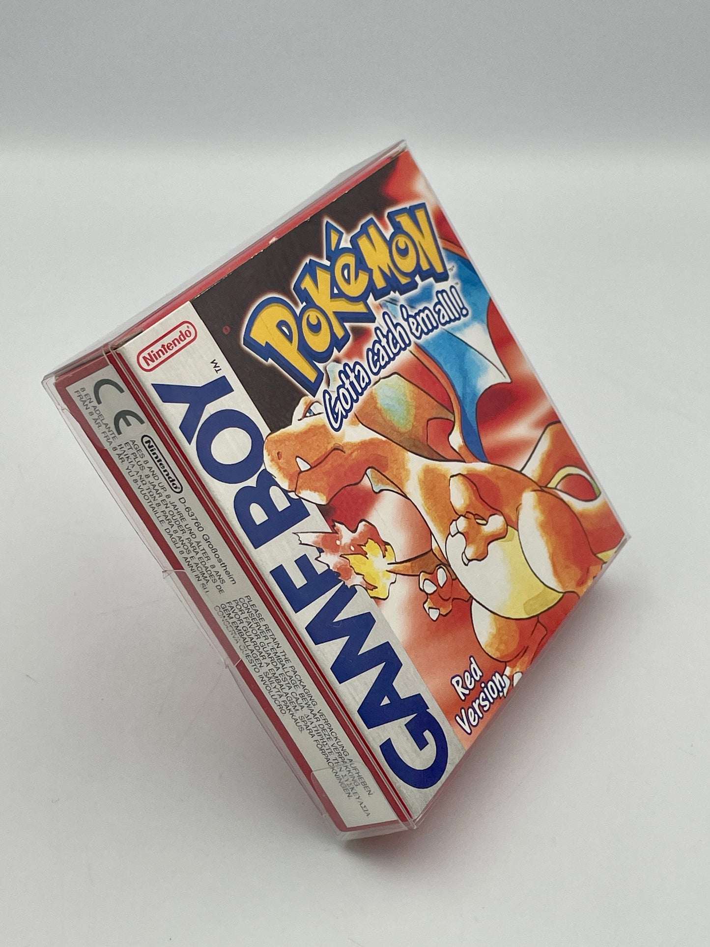 Pokémon Game Boy cartridge on a white background