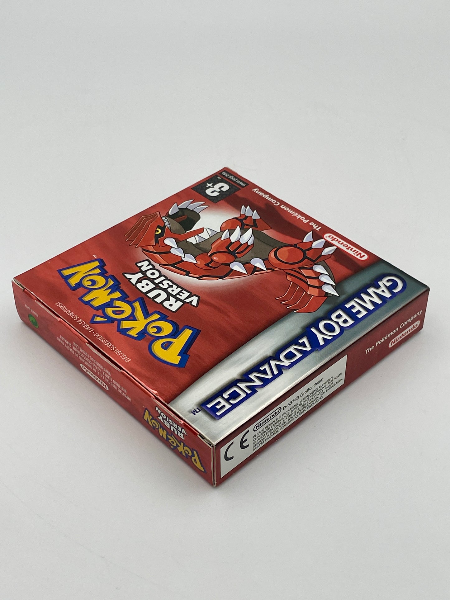 Card game box with colorful design on a white background
