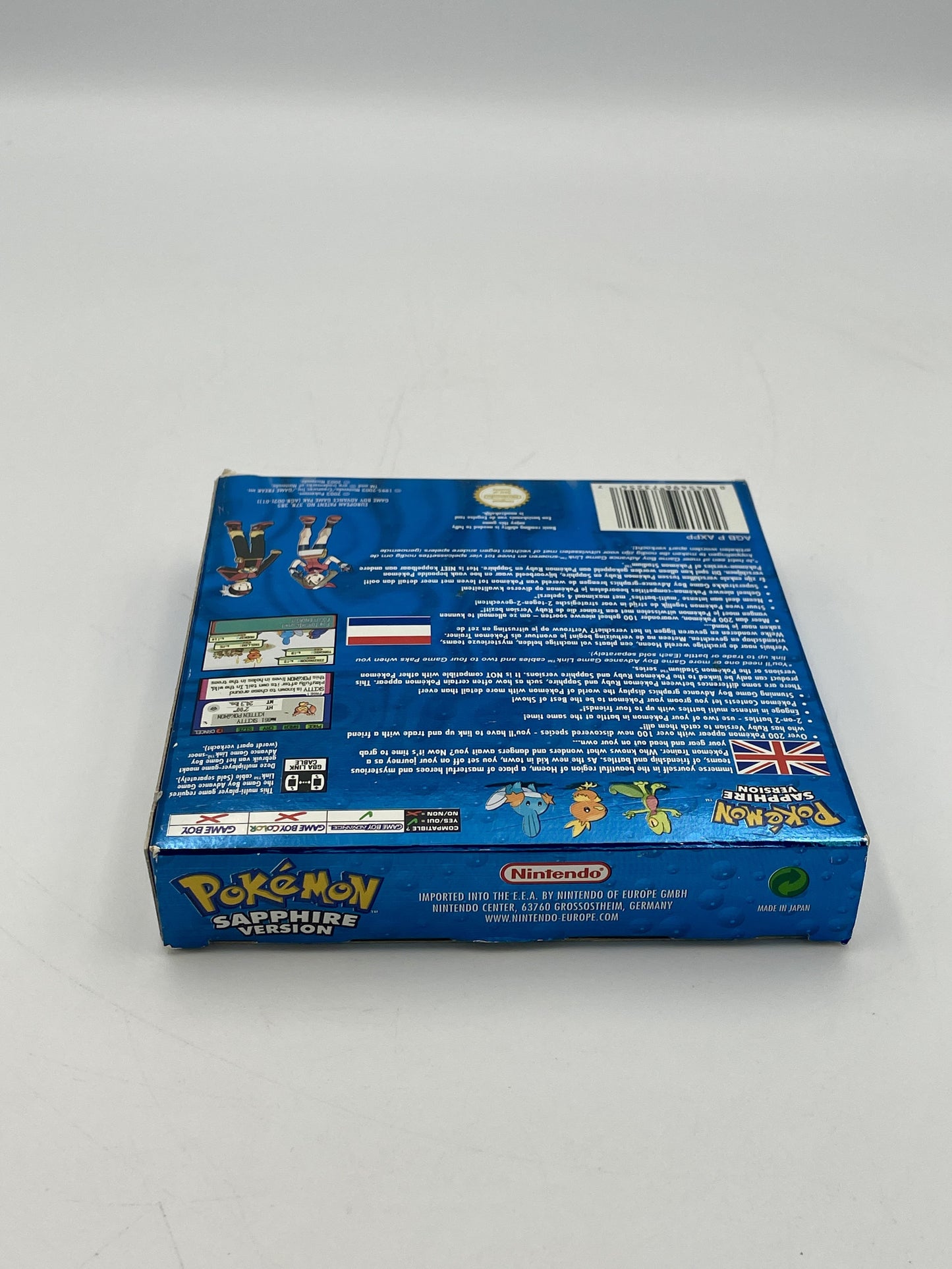 Pokémon Sun & Moon trading card game box on a white background