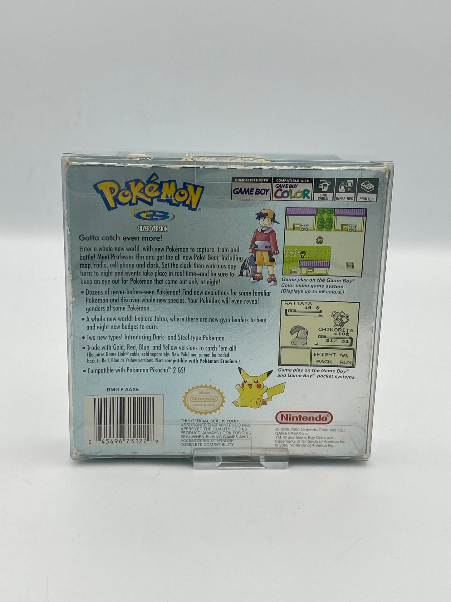 Pokémon Silver Game Boy Color USA version