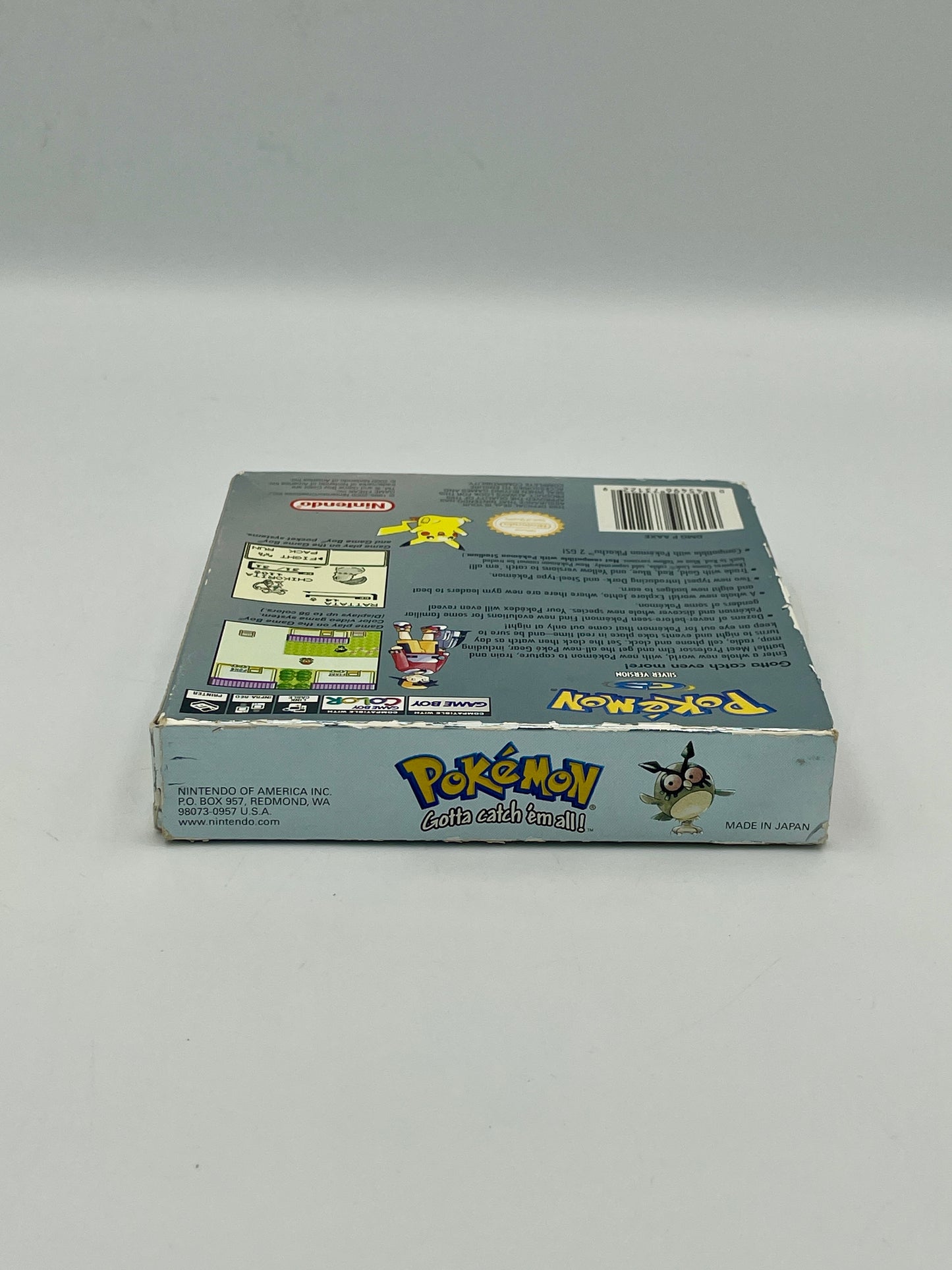 Pokémon Silver Game Boy Color USA version