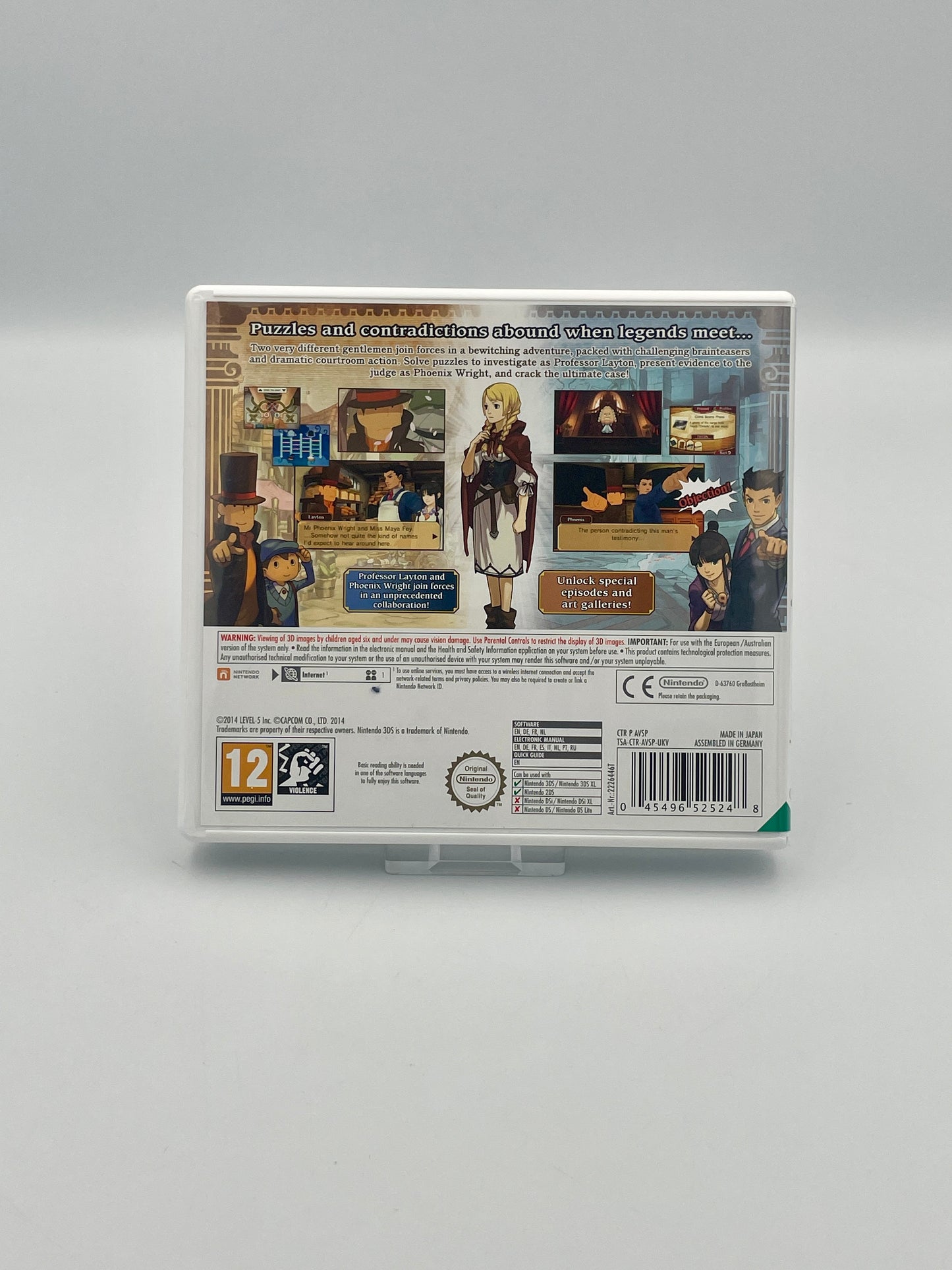 Professor Layton x Phoenix Wright 3DS