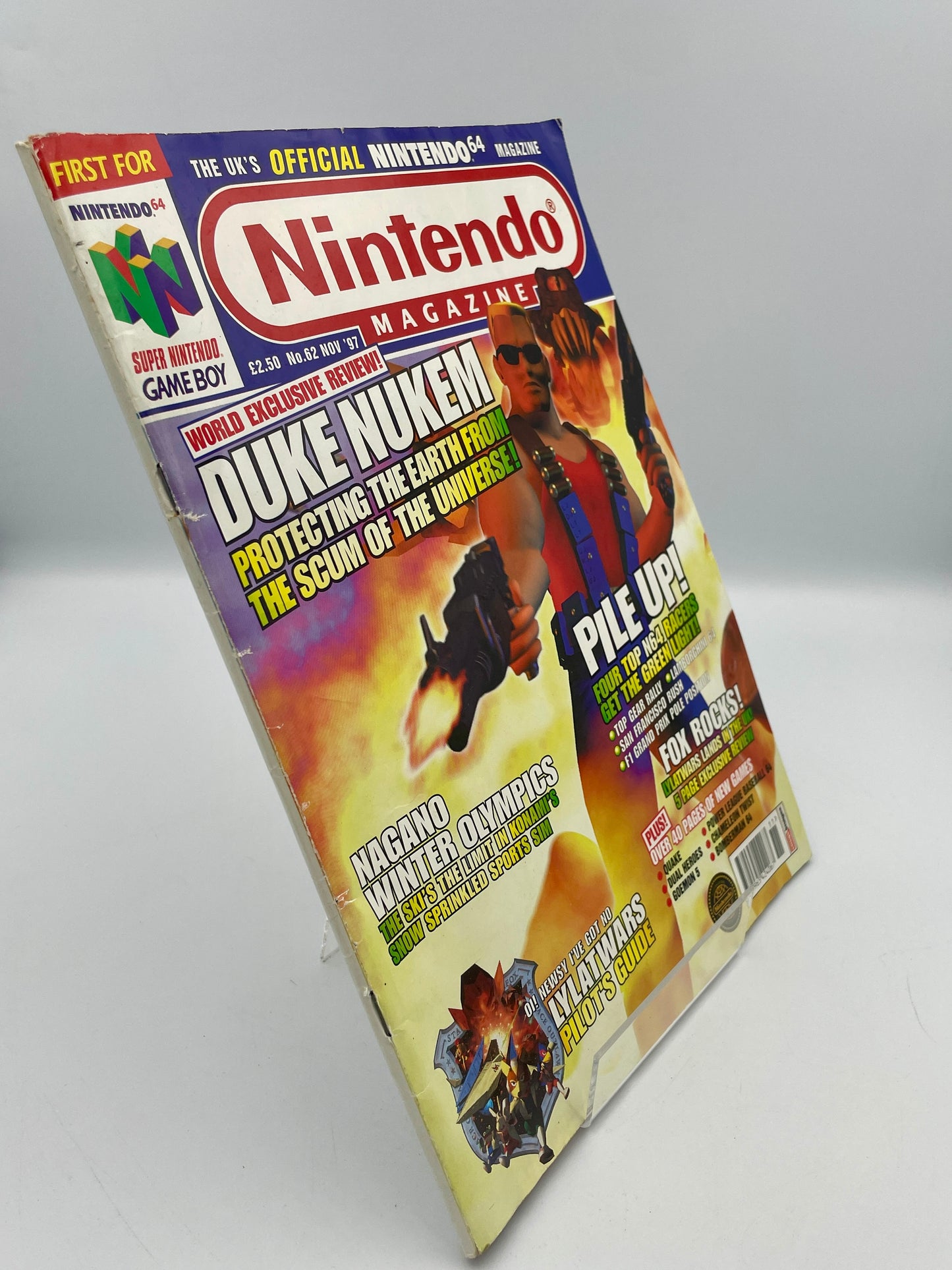 Retro Official Nintendo Magazine Duke Nukem - Issue 62 - 1997