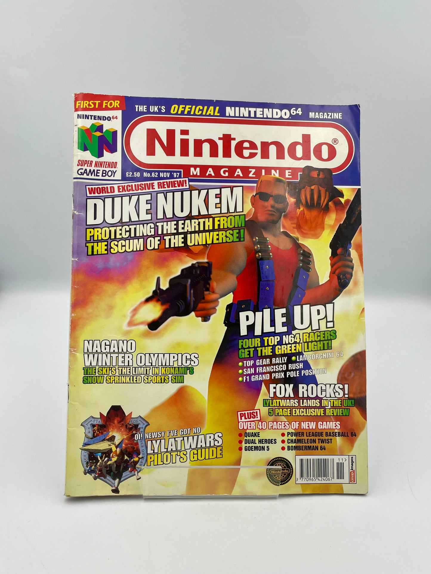 Retro Official Nintendo Magazine Duke Nukem - Issue 62 - 1997