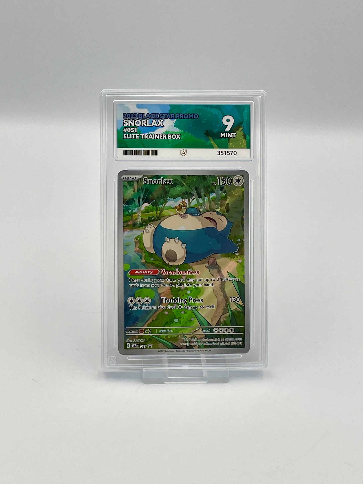 Snorlax #051 Black Star Promo (151 Elite Trainer Box) - Ace 9