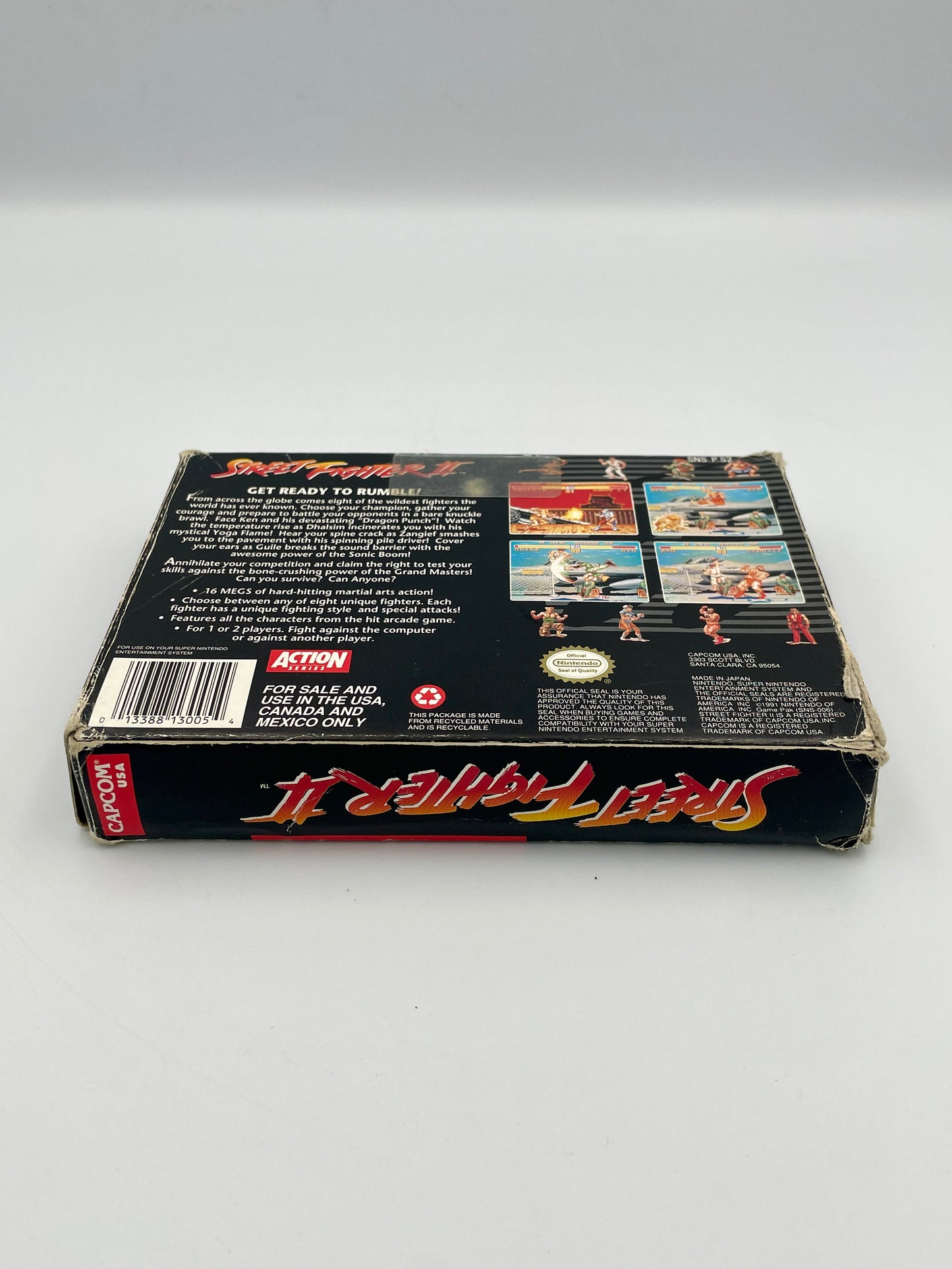 Street Fighter II SNES Game Complete in Box (USA)