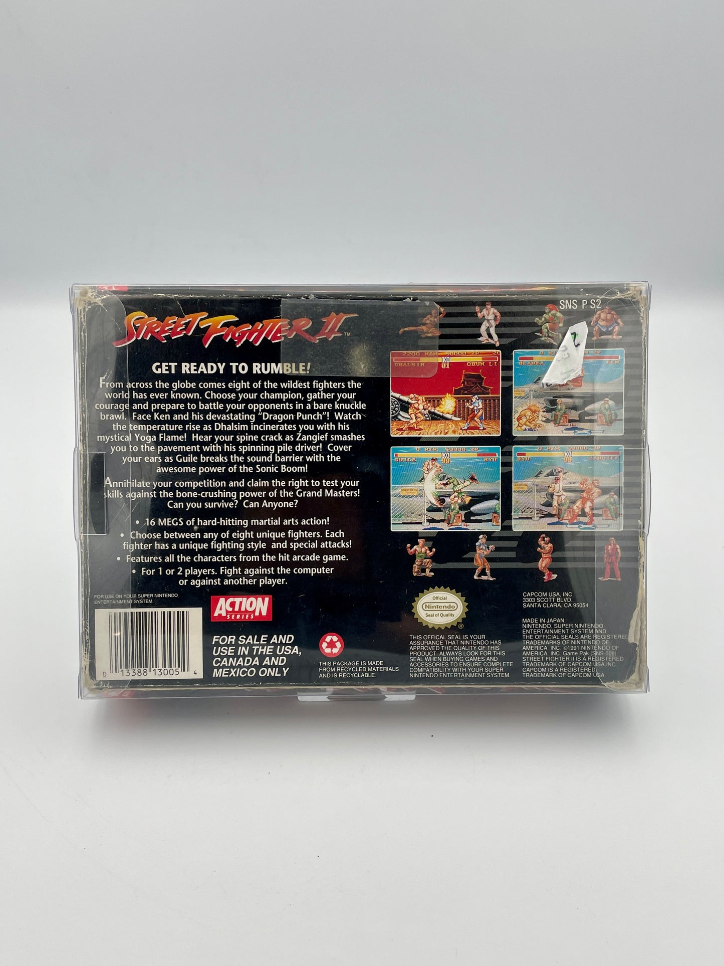 Street Fighter II SNES Game Complete in Box (USA)