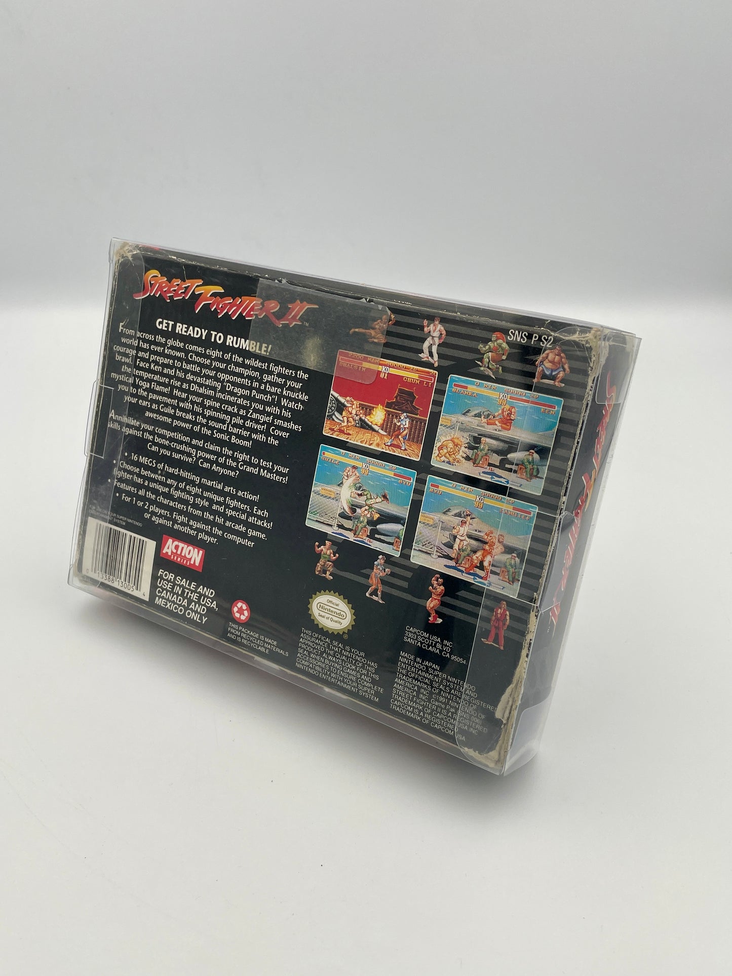 Street Fighter II SNES Game Complete in Box (USA)